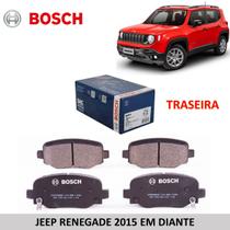 Pastilha freio traseiro original bosch jeep renegade 2016