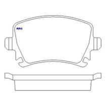 Pastilha Freio Traseiro Passat Variant 2005 a 2010 Syl 2040