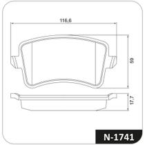 Pastilha Freio Traseiro Q5 2008 a 2017 Cobreq N-1741