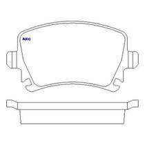Pastilha Freio Traseiro Saveiro 2014 a 2024 Syl 2040