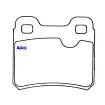 Pastilha Freio Traseiro Vectra 1993 a 2004 Syl 1080 Pastilha Freio Traseiro Vectra 1993 a 2004 Syl 1080