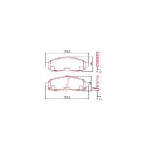 Pastilha Freio X-Terra 2005 a 2008 Ferodo HQF-2285AC