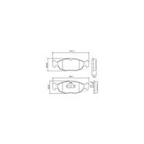 Pastilha Freio Xsara Break 1998 a 2000 Jurid HQJ-2038