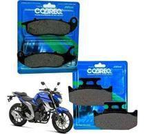 Pastilha freio yamaha fazer 250 2016-2020 dianteira + traseira cobreq