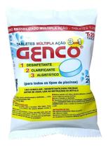 Pastilha Genco 200 Gr Cloro Estabilizado Multiacao 3x1 Und Pastilha Genco 200 Gr Cloro Estabilizado Multiacao 3x1 Und
