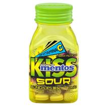 Pastilha Limão Ácido Zero Açúcar Mentos Kiss Sour 38,5g