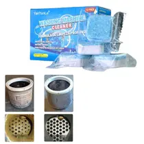 Pastilha Limpeza Máquina de Lavar Kit 12 Efervescentes