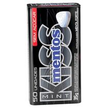Pastilha Mentos Kiss Menta Forte Zero Açúcar Lata 35g