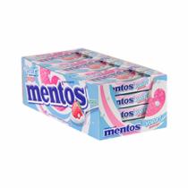 Pastilha Mentos Slim Box 12x24,1gr - Yogurte Morango - Perfetti Van Melle
