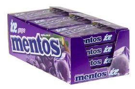 Pastilha Mentos Slim Box 12x32,1gr - Ice Grape