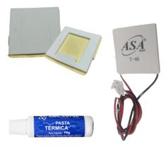 Pastilha Peltier 12706 Asafan para Refrigeração Junta Isolamento Pasta Térmica
