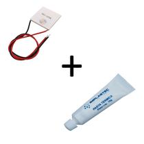 Pastilha Peltier Termoelétrica + Pasta Térmica 10g Pastilha Peltier Termoelétrica + Pasta Térmica 10g
