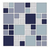 Pastilha Resinada Autocolante 22,5x22,5cm STY-14 TacDecor