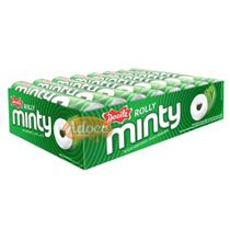 Pastilha rolly minty 16unx29g docile