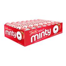 Pastilha rolly minty morango 16un