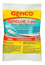 Pastilha Tablete Cloro Estabilizador Genclor T-200 - Genco Pastilha Tablete Cloro Estabilizador Genclor T-200 - Genco