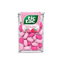 Pastilha Tic Tac Incrível Dupla Sabor Morango 14,5g