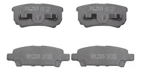 Pastilha Traseira Lancer 2012... 2019 Airtrek 2002 Até 2006