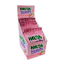 Pastilha valda friends morango sachê 25g display - Valda