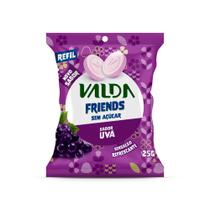 Pastilha Valda Friends Refil Novo Sabor Uva Sem Açúcar Sachê 25g Pastilha Valda Friends Refil Novo Sabor Uva Sem Açúcar Sachê 25g