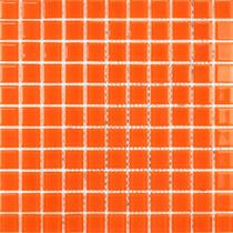 Pastilha Vidro Cristal 007 Laranja Escuro 2,5X2,5 cm Linea Vitral