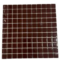 Pastilha Vidro Cristal 036 Marrom 2,5X2,5 cm Linea Vitral Pastilha Vidro Cristal 036 Marrom 2,5X2,5 cm Linea Vitral