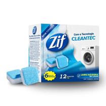 Pastilha Zif Kit 24 Unidades Limpeza Maquina de Lavar Roupas Rende 12 Meses