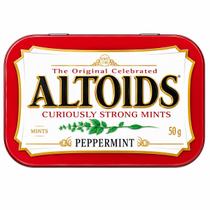 Pastilhas Altoids Peppermint 50g Curiously Strong Mints Hortelã Pimenta Menta Extra Forte Lata