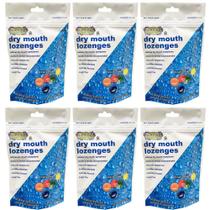 Pastilhas de algodão para alívio da boca seca, mistura de frutas 100mL x6 Pastilhas de algodão para alívio da boca seca, mistura de frutas 100mL x6