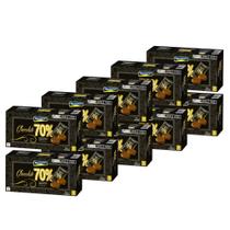 Pastilhas de Chocolate, Montevérgine, 70% Cacau, 10 Caixas 70 g Pastilhas de Chocolate, Montevérgine, 70% Cacau, 10 Caixas 70 g