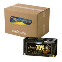 Pastilhas de Chocolate, Montevérgine, 70% Cacau, 12 Caixas 70 g Pastilhas de Chocolate, Montevérgine, 70% Cacau, 12 Caixas 70 g
