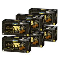 Pastilhas de Chocolate, Montevérgine, 70% Cacau, 6 Caixas 70 g Pastilhas de Chocolate, Montevérgine, 70% Cacau, 6 Caixas 70 g