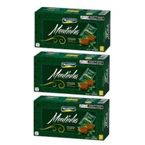 Pastilhas de Chocolate, Montevérgine, Mentinha, 3 Caixas 70 g Pastilhas de Chocolate, Montevérgine, Mentinha, 3 Caixas 70 g