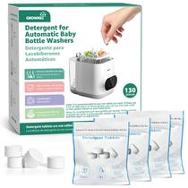 Pastilhas de detergente GROWNSY Official 130 unidades para lavadora de mamadeiras Pastilhas de detergente GROWNSY Official 130 unidades para lavadora de mamadeiras