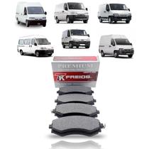 Pastilhas de freio dianteira aro 16 fiat ducato peugeot boxer citroen jumper 2003 a 2017