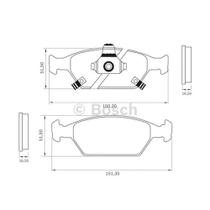 Pastilhas de Freio Dianteira Bosch 0 986 Bb0 771 Pastilhas de Freio Dianteira Bosch 0 986 Bb0 771