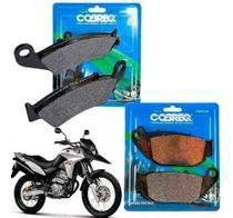 Pastilhas de freio honda xre 300 c/ abs 2019-2020 cobreq dian/tras