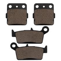 Pastilhas de freio Sollon dianteiras e traseiras semimetálicas para Honda CR80/CR85
