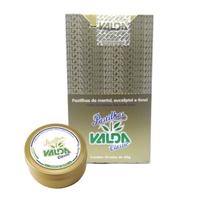 Pastilhas de Mentol Classic Display com 10 Latas de 50g - Valda Pastilhas de Mentol Classic Display com 10 Latas de 50g - Valda