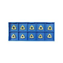 Pastilhas de metal duro WCMT 2.5(2) trigonais com revestimento de estanho, 10 peças Pastilhas de metal duro WCMT 2.5(2) trigonais com revestimento de estanho, 10 peças