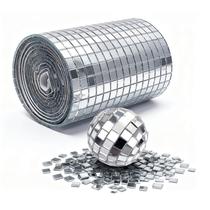 Pastilhas de mosaico espelhado Bertork 2700 peças 5x5 mm em vidro para DIY Pastilhas de mosaico espelhado Bertork 2700 peças 5x5 mm em vidro para DIY