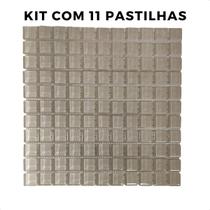 Pastilhas De Vidro Ref A004 Placa 30x30 Cm (kit 11 Placas)