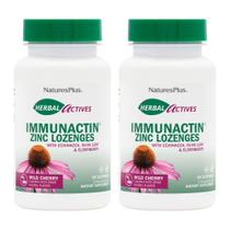 Pastilhas de zinco NaturesPlus Herbal Actives ImmunActin x60