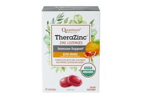 Pastilhas de zinco Quantum Health TheraZinc Blood Orange 25 unidades