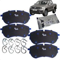 Pastilhas Freio Dianteiro Cerâmica Com Chapa Antirruído Amarok 3.0 V6 2018 Em Diante Blue Friction Pastilhas Freio Dianteiro Cerâmica Com Chapa Antirruído Amarok 3.0 V6 2018 Em Diante Blue Friction