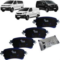 Pastilhas Freio Traseiro Cerâmica Com Chapa Antirruído Jumpy Scudo Expert Blue Friction Pastilhas Freio Traseiro Cerâmica Com Chapa Antirruído Jumpy Scudo Expert Blue Friction
