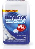 Pastilhas Mentos Clear Breath Peppermint Balas Sem Acucar Pastilhas Mentos Clear Breath Peppermint Balas Sem Acucar