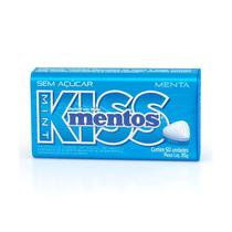 Pastilhas Mentos Kiss Menta Lata Com 50 Unidades Pastilhas Mentos Kiss Menta Lata Com 50 Unidades