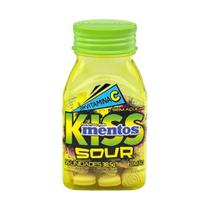 Pastilhas Mentos Kiss Sour com Vitamina C Sabor Limão 38,5g Pastilhas Mentos Kiss Sour com Vitamina C Sabor Limão 38,5g