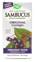 Pastilhas Nature's Way Sambucus Sabugueiro com Vitamina C 30 quilates